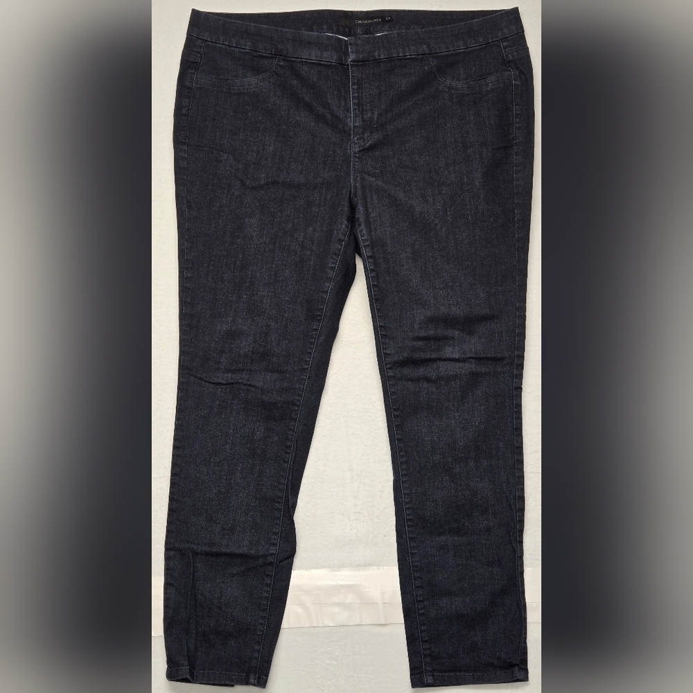Calvin Klein Jeans 20W Skinny Jeggins Stretch Dark Wash High Rise Waist